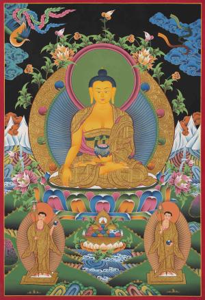 Genuine Hand-Painted Shakyamuni Buddha | Gautama Buddha